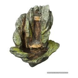 14" Natural Stone Finish Tabletop Fountain - Indoor Fountains