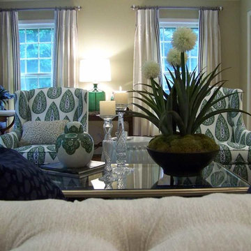 Updated Traditional Living Room