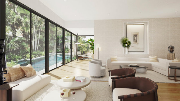Contemporary Living Room by Exclusively To Design