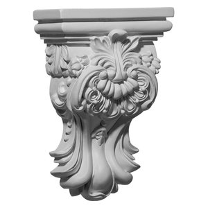 Small Farmingdale Acanthus Corbel 3 1 2 W X 2 7 8 D X 7 3 4 H Traditional Corbels By Ekena Millwork
