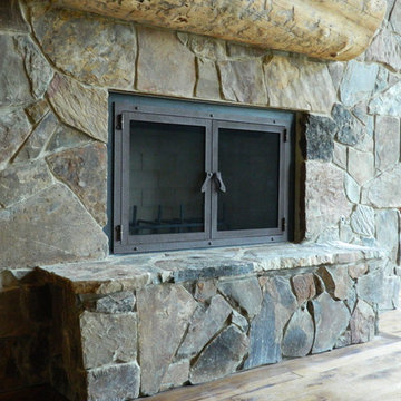 Fireplace doors, custom fabriacted