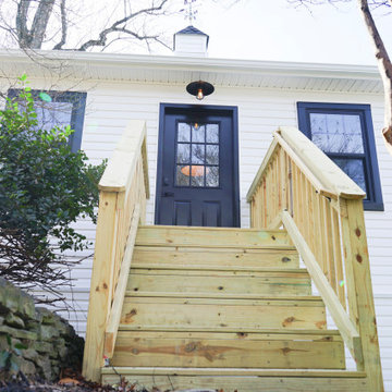 Alexandria, VA: Detached Car Garage with a Second Floor Workout Room