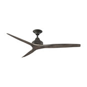 Fanimation Spitfire Ceiling 60" Fan Matte Greige Motor/Weathered Wood Blades