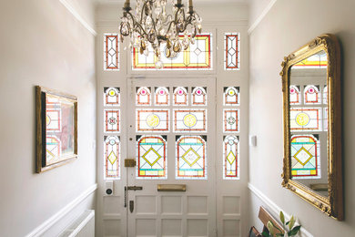 Inspiration for a victorian entrance in London.
