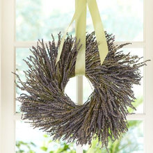dried lavendar wreath