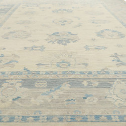 10 x 14 Contemporary Oushak Rug 80930 - Area Rugs