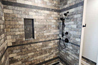Example of a tuscan bathroom design in Other