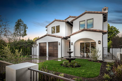 Tuscan exterior home photo in Los Angeles