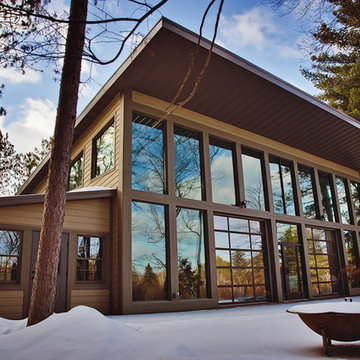 Glass House with Diamond Kote French Gray & Seal