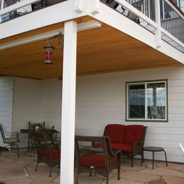 Hardwood Deck with an Under-Deck Drainage System