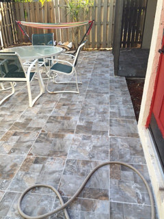 New patio tile. Should I seal it? Design ideas please!