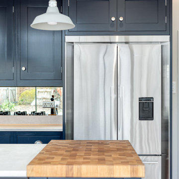 Blue Shaker Kitchen in Baldock