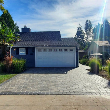 Driveway Remodel using Angelus Courtyard Pavers