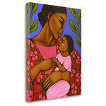 Tangletown Fine Art - "African Mother And Baby" By Tamara Adams, Giclee Print on Gallery Wrap Canvas - Give your home a splash of color and elegance with Children''s Art by Tamara Adams.