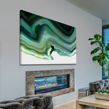 "Teton" Painting Print on Wrapped Canvas