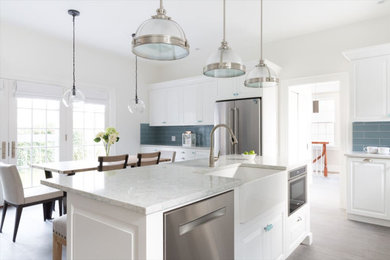 Kitchen - victorian kitchen idea in Boston