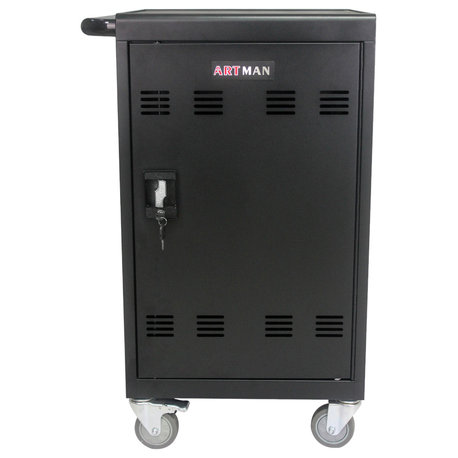 Gewnee Mobile Charging Cart and Cabinet for Tablets Laptops 30-Device