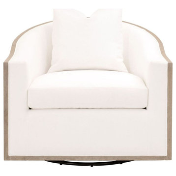 Essentials For Living Stitch and Hand Paxton Swivel Club Chair