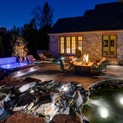 Pond & Waterfall Water Feature - Outdoor Fountains And Ponds