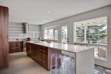 Home design - contemporary home design idea in Calgary