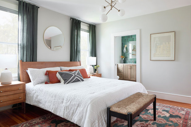 Transitional Bedroom by CIRCLE Design Studio