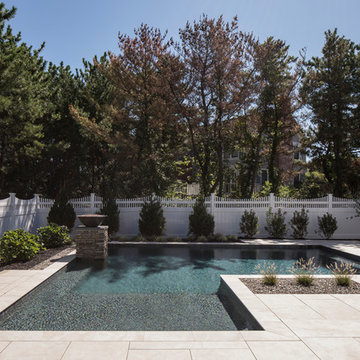 Contemporary Pool and Hardscape