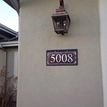House Numbers in their New Homes