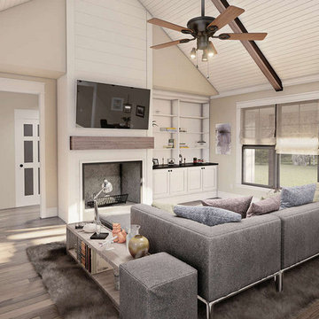 Modern Farmhouse Plan 009-00290 (Exclusive)
