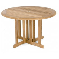 Transitional Outdoor Dining Tables by Westminster Teak
