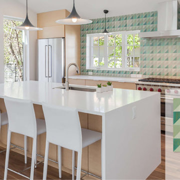 Lively Mint Hardwood Tile