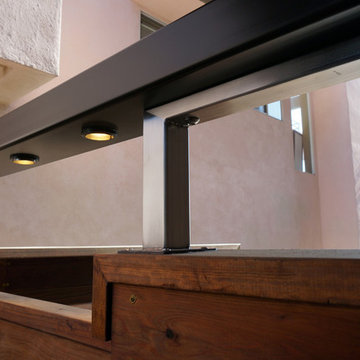 Stainless Outdoor Light Fixture - Worley Residence