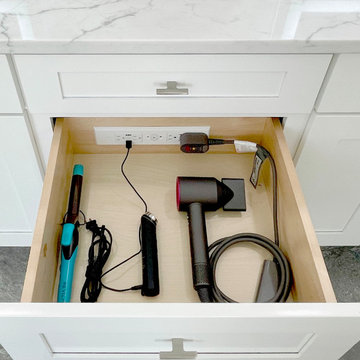 Bathroom Vanity In-Drawer Outlets