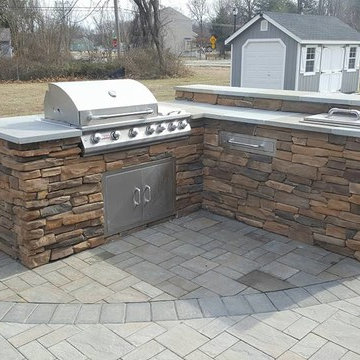Built in Outdoor Patio Grill
