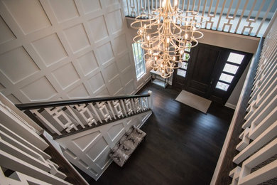 Transitional entryway photo in Cleveland