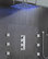 24" Ceiling Shower Rain Head Set With Shower Body Jets