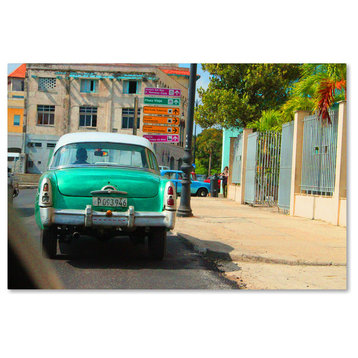 'American Car In Havana' Canvas Art, 19x12
