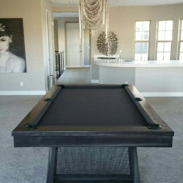 Industrial Ixabel Steel Billiards Pool Table