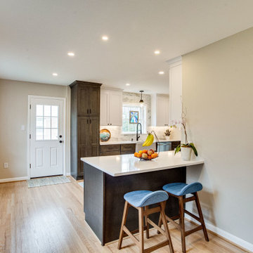 Small Transitional Kitchen Design Potomac, MD