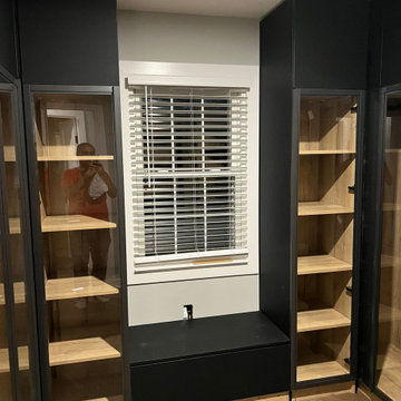Designing for Luxury Living: Black Custom Closets in High-End Homes