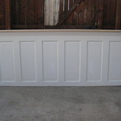 Rare 6 panel 8' vintage door converted into a headboard - Headboards