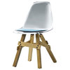 Icon Chair, Lime, Fuchsia Seat Pad, Natural-Ashwood