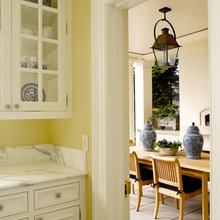yellow with beige walls