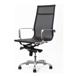 High Back Slider Chair - Home Office Accessories