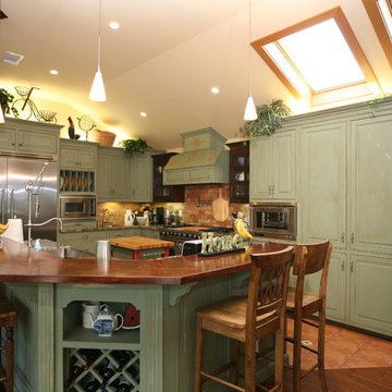 Country Green Kitchen