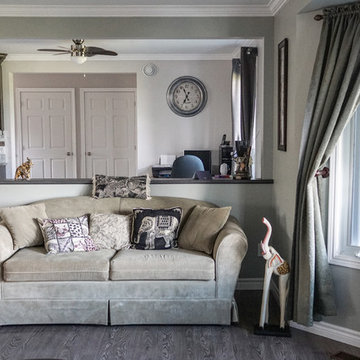 Beautiful Open Concept Kitchen and Living Room