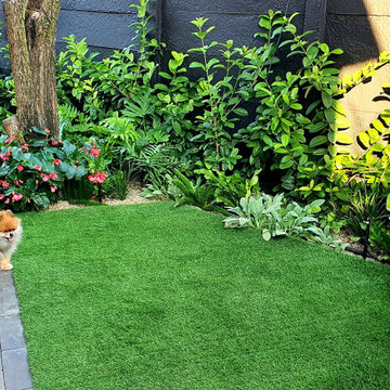 New home and garden building project