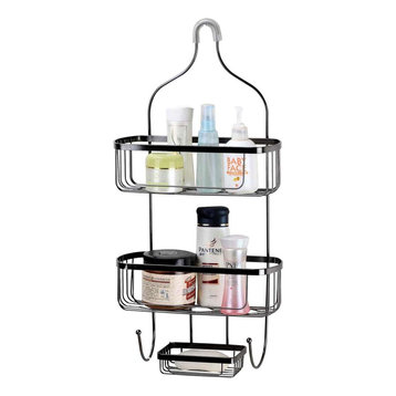 Shower Caddy Black Wire Large