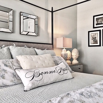 Updated shabby chic master suite