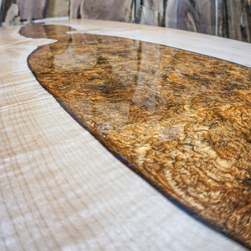 Custom Epoxy Resin River Tables