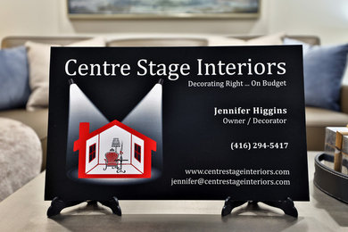 Centre Stage Interiors - Business Card